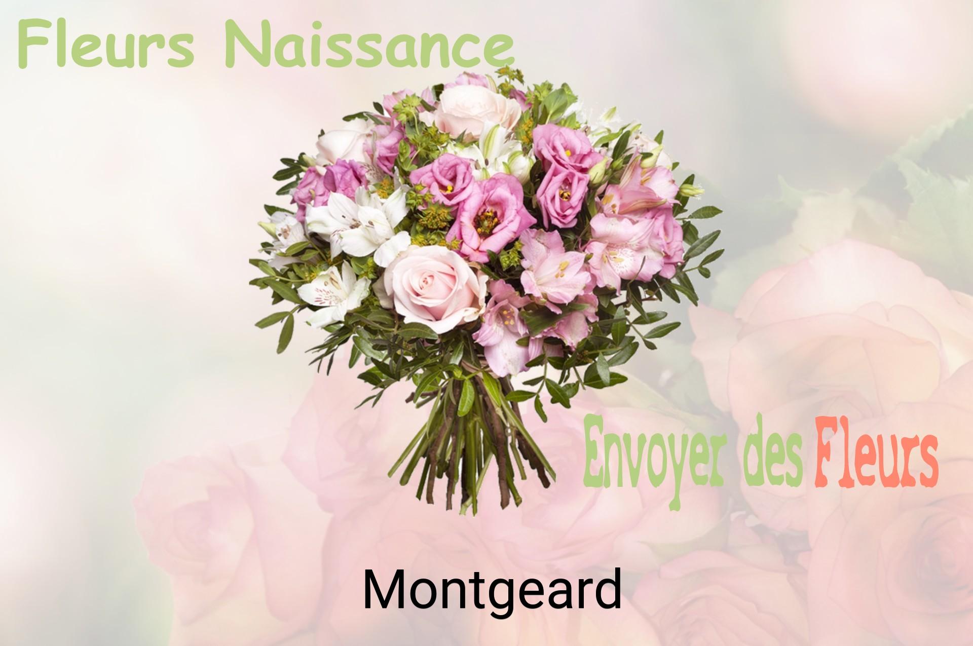 Bouquet de fleurs de naissance livré à Montgeard